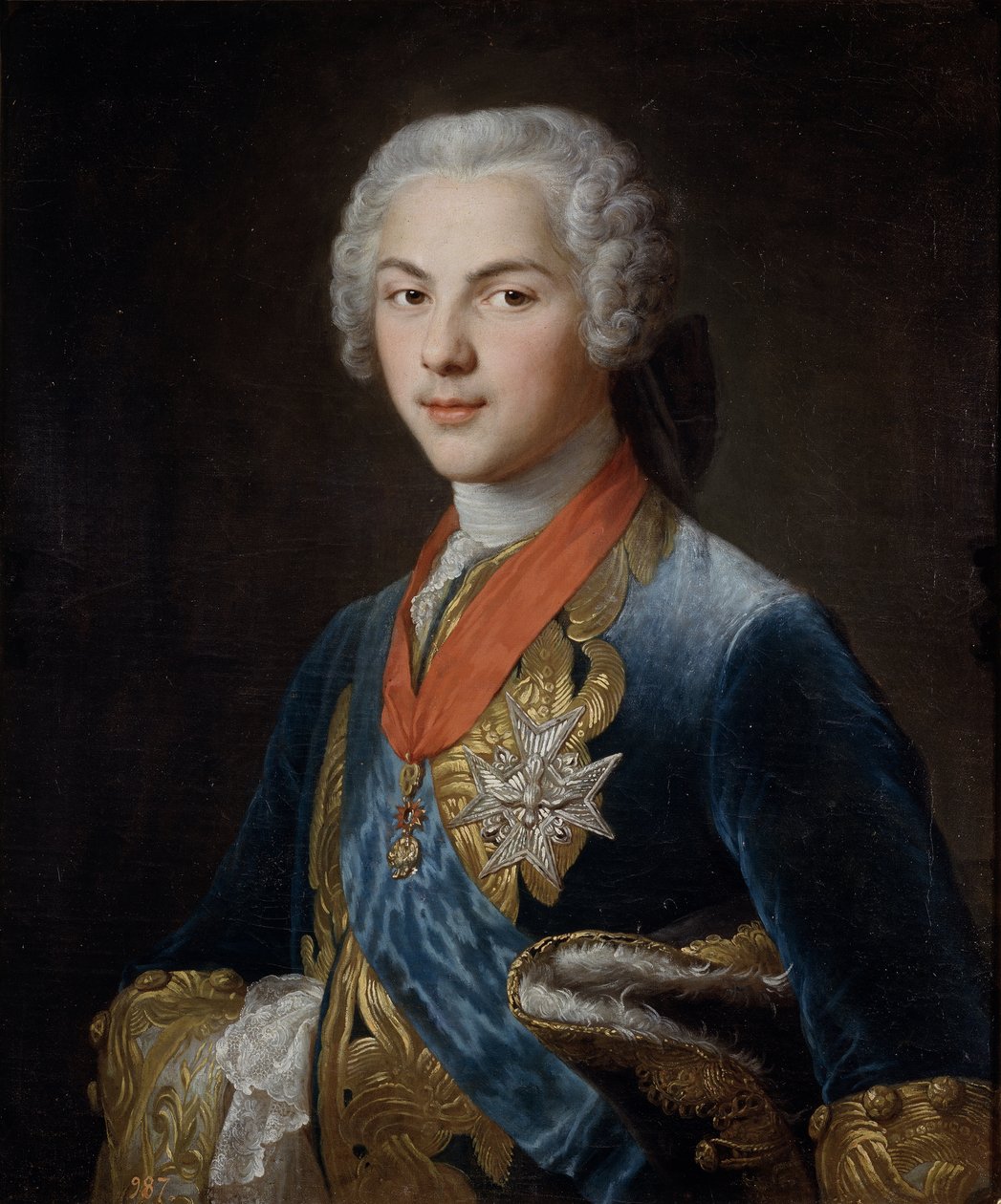 لويس ، دوفين من فرنسا 17291765 ، نجل الملك لويس الخامس عشر ، ج. 1745 بواسطة فرانسوا هوبير درويس