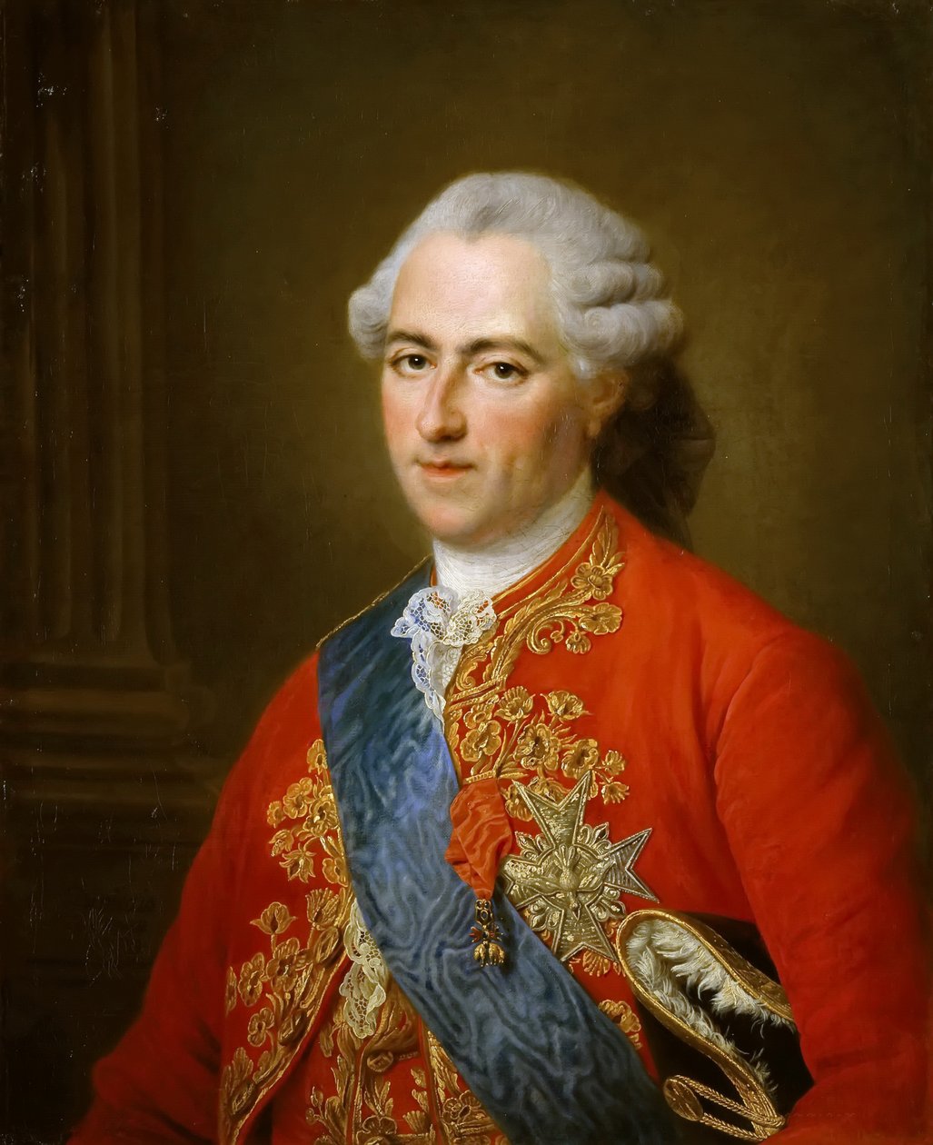 صورة للملك لويس الخامس عشر 1710-1774 بواسطة فرانسوا هوبير درويس