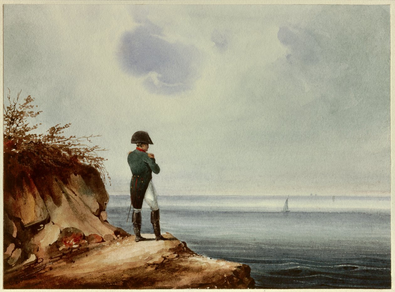 صورة على الأقدام للإمبراطور نابليون الأول (1769-1821) لوحة مائية بقلم فرانسوا جوزيف ساندمان (1805-1880) من مؤشرات لويس مارشان. 1820 الأحد. 0،14 × 0،19 م مالميزون ، متحف القصر بواسطة فرانسوا جوزيف ساندمان