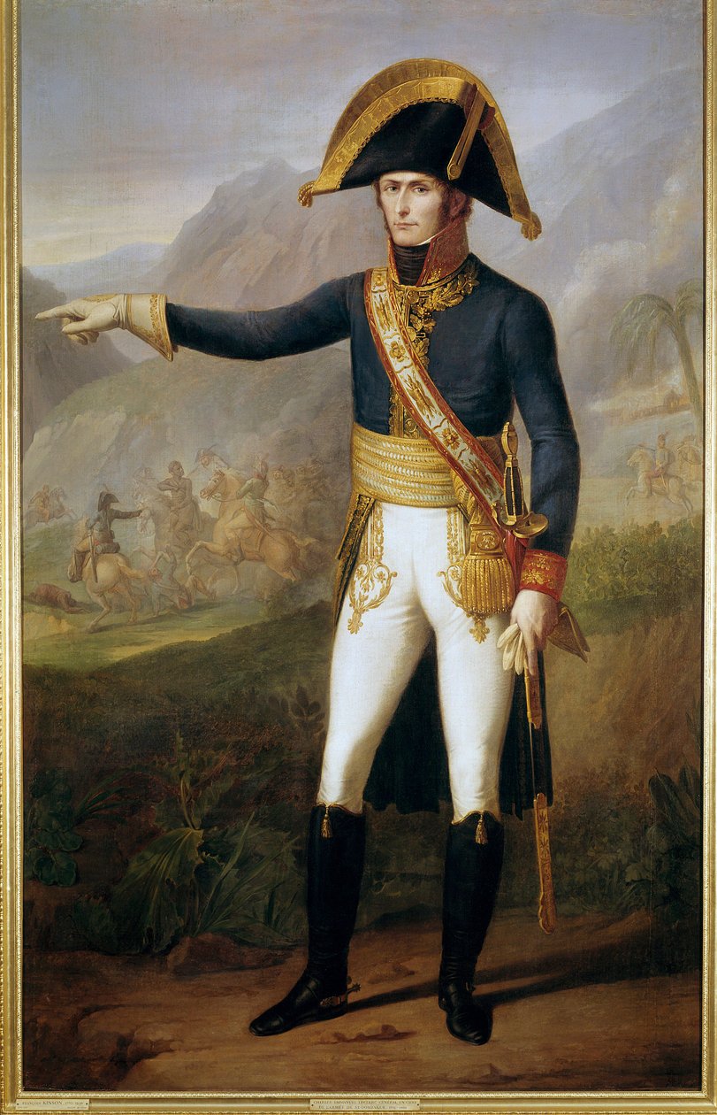 صورة كاملة الطول لتشارلز إيمانويل لوكلير (1772-1802) لواء جيش سانتو دومينغو لوحة لفرانسوا جوزيف كينسون (1770-1839) أو كينسون. 1804 الأحد. 2،07 × 1،27 م - صورة كاملة الطول لتشارلز إيمانويل لوكلير (1772-1802) ، عام جمهورية ar بواسطة فرانسوا جوزيفي كينسون