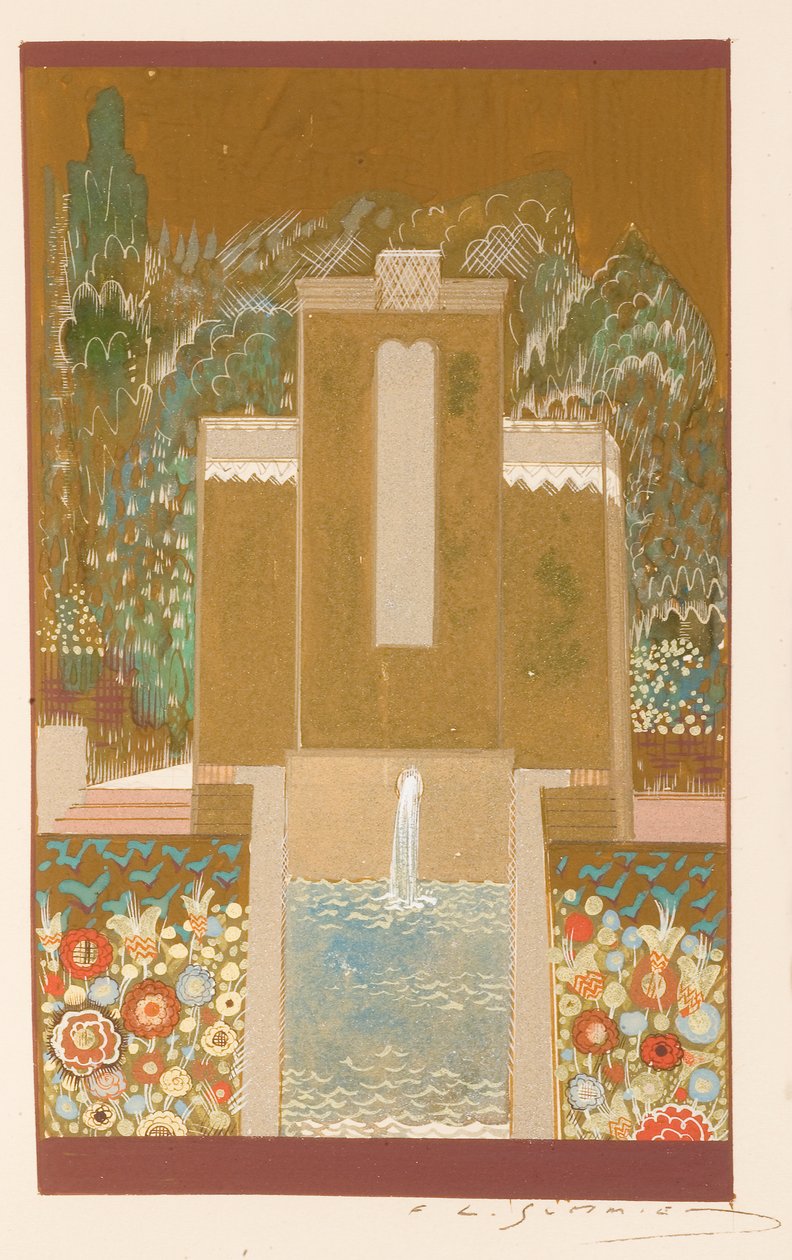 أغنية سليمان ، ورنيش جان دوناند (1877-1942) بواسطة فرانسوا لويس (بعد) حداد