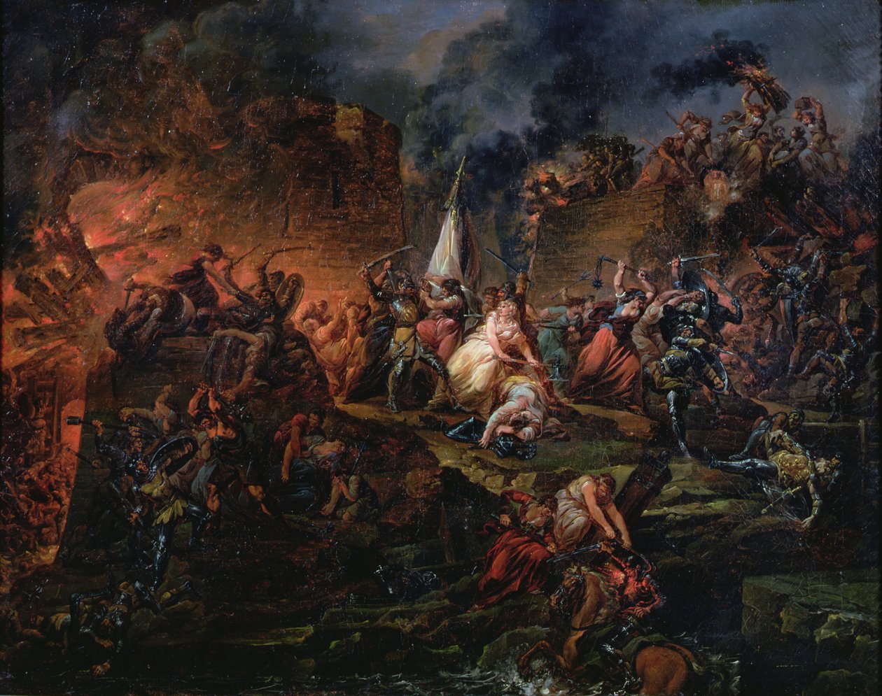 دافعت جين هاشيت عن بوفيه عام 1472 أو حصار بوفيه بواسطة فرانسوا لويس جوزيف واتو