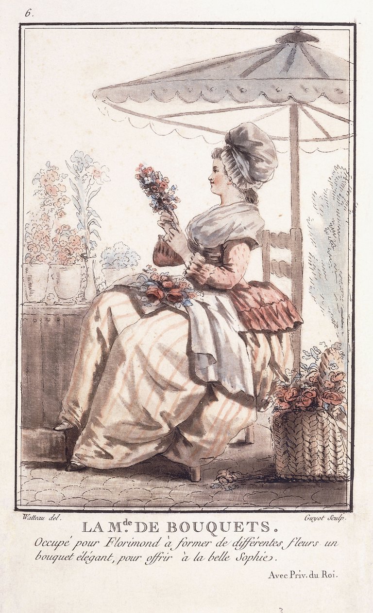 ال M. de des Bouquets ، 1786 بواسطة فرانسوا لويس جوزيف واتو