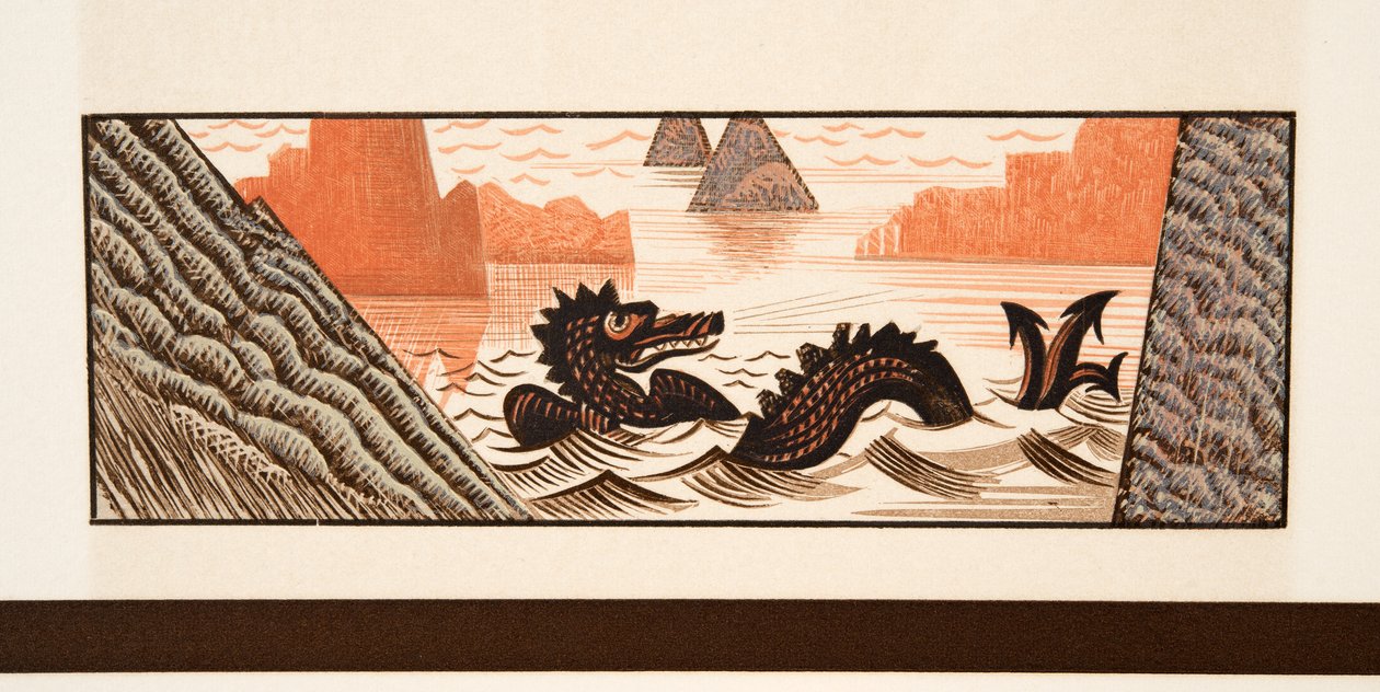 رسم توضيحي من Prométhée Enchaîné بواسطة Aeschylus ، حانة. 1941 (استنسل) بواسطة فرانسوا لويس سميث