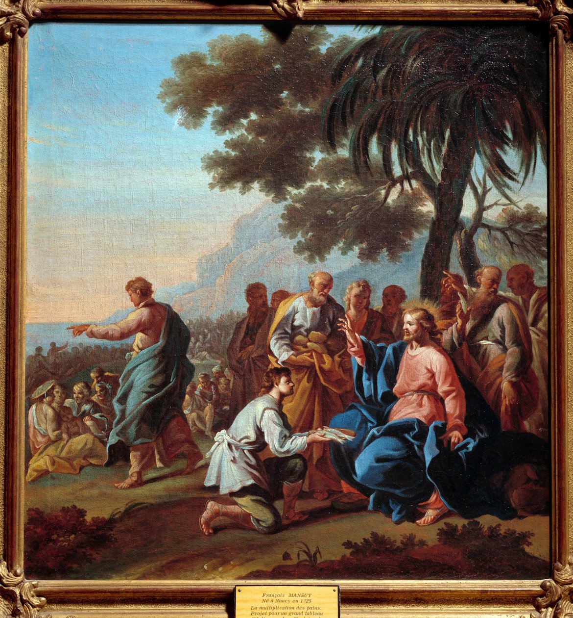 تكاثر الخبز. لوحة لفرانسوا مانسوي (1725 -؟) بواسطة فرانسوا مانسوي