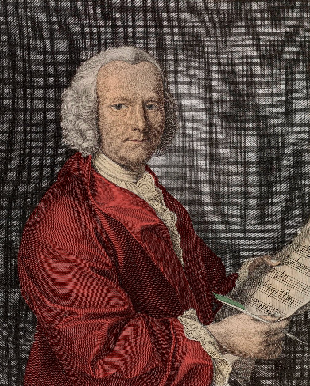 صورة فيليم بواسطة فيش (1687-1761) نقش لفرانسوا لا كيف بواسطة فرانسوا موريلون لا الكهف