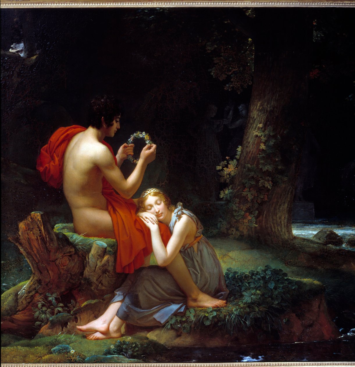 دافنيز وكلوي. لوحة فرانسوا جيرارد (1770-1837) بواسطة البارون فرانسوا باسكال سيمون جيرار