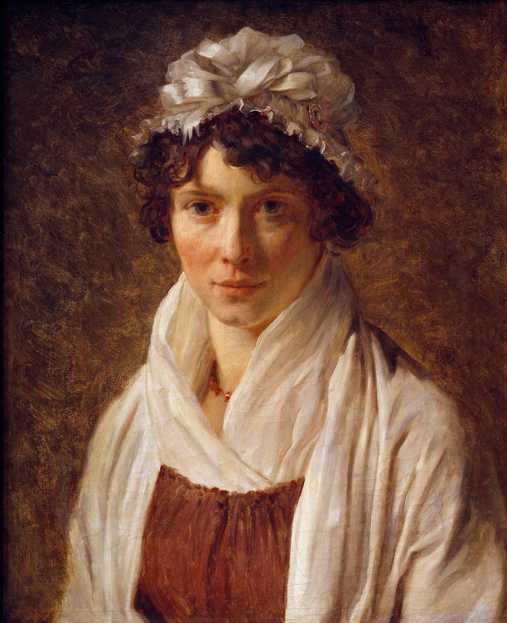صورة مدام ليسيرف ، ني جيرارد ، ابن عم الفنان لوحة فرانسوا جيرارد (1770-1837) 1794 صن. 0،56 × 0،47 م بواسطة البارون فرانسوا باسكال سيمون جيرار