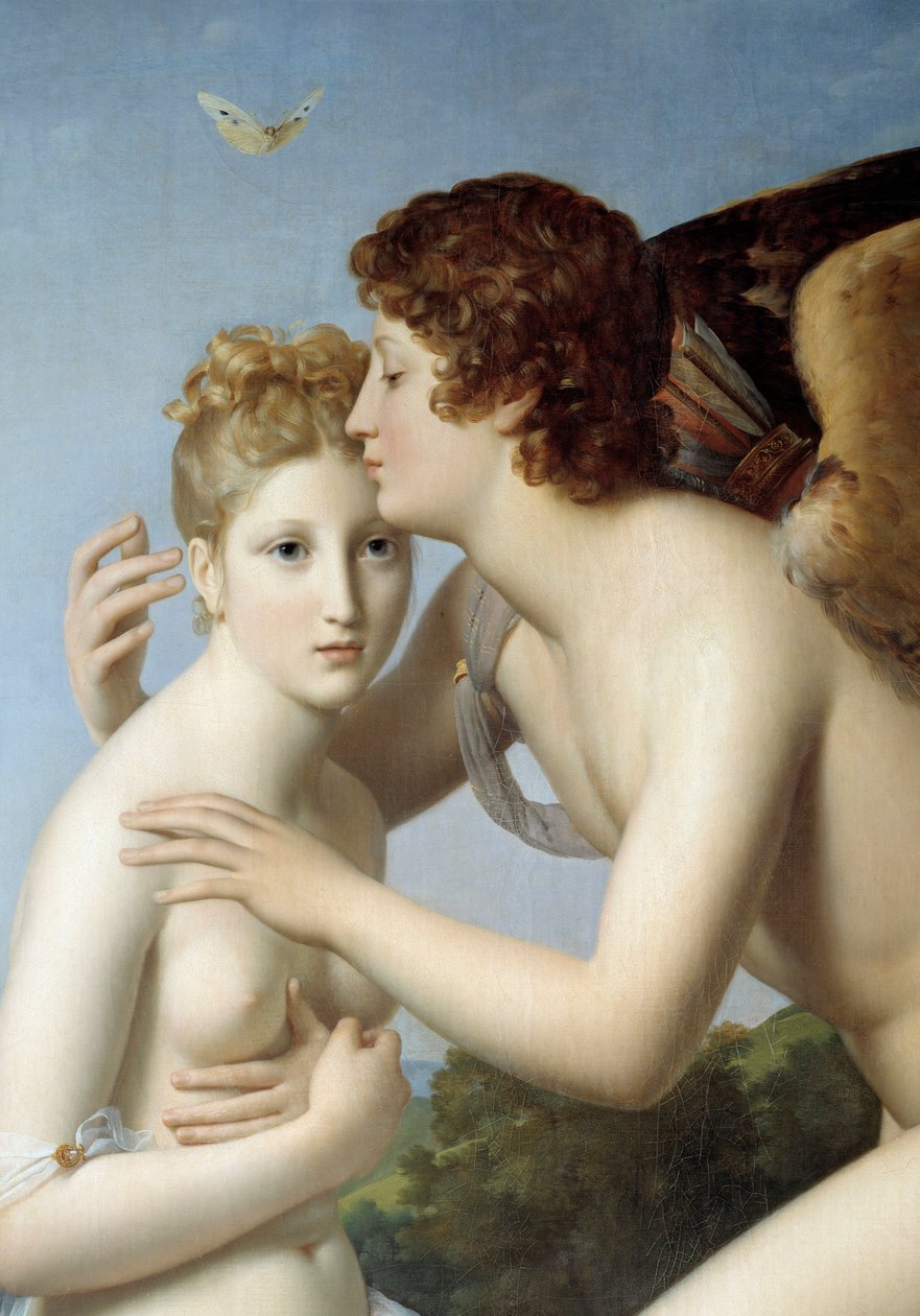 تفاصيل النفس والحب. لوحة فرانسوا جيرارد (1770-1837) 1798 صن. 1،86x1،32 م بواسطة البارون فرانسوا باسكال سيمون جيرار