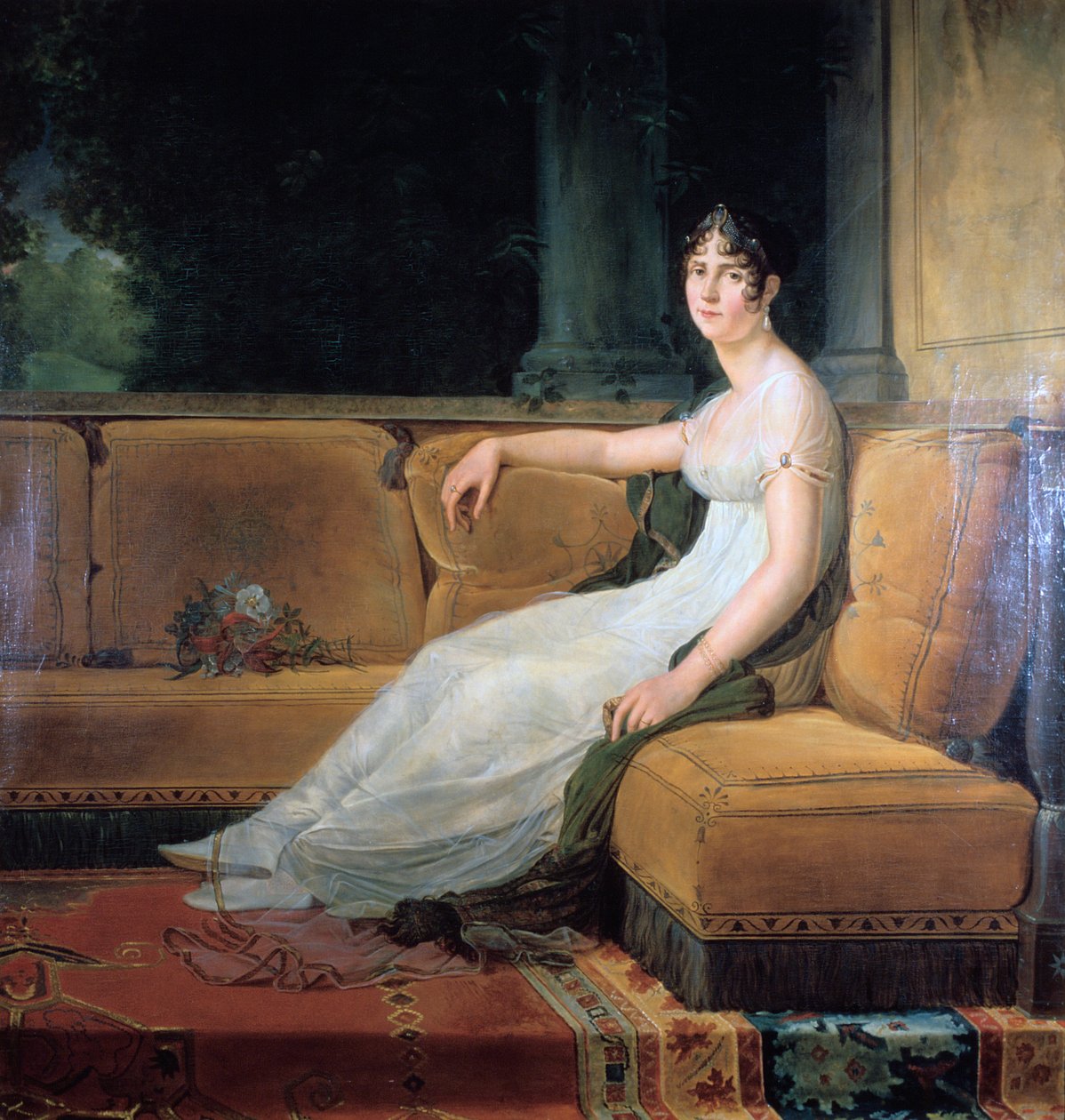 الإمبراطورة جوزفين في مالميسون ، c1801. بواسطة فرانسوا باسكال سيمون جيرارد
