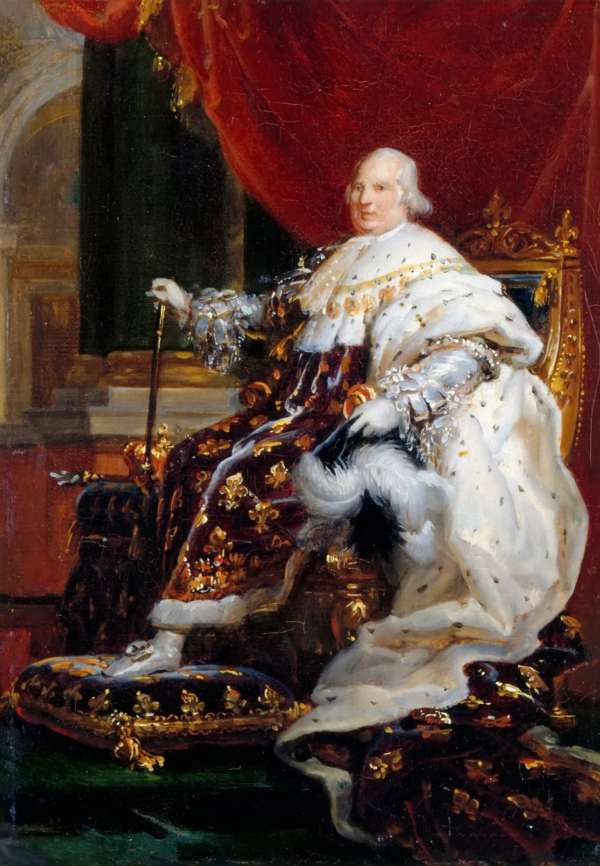 صورة لويس الثامن عشر 1755-1824 بواسطة فرانسوا باسكال سيمون جيرارد