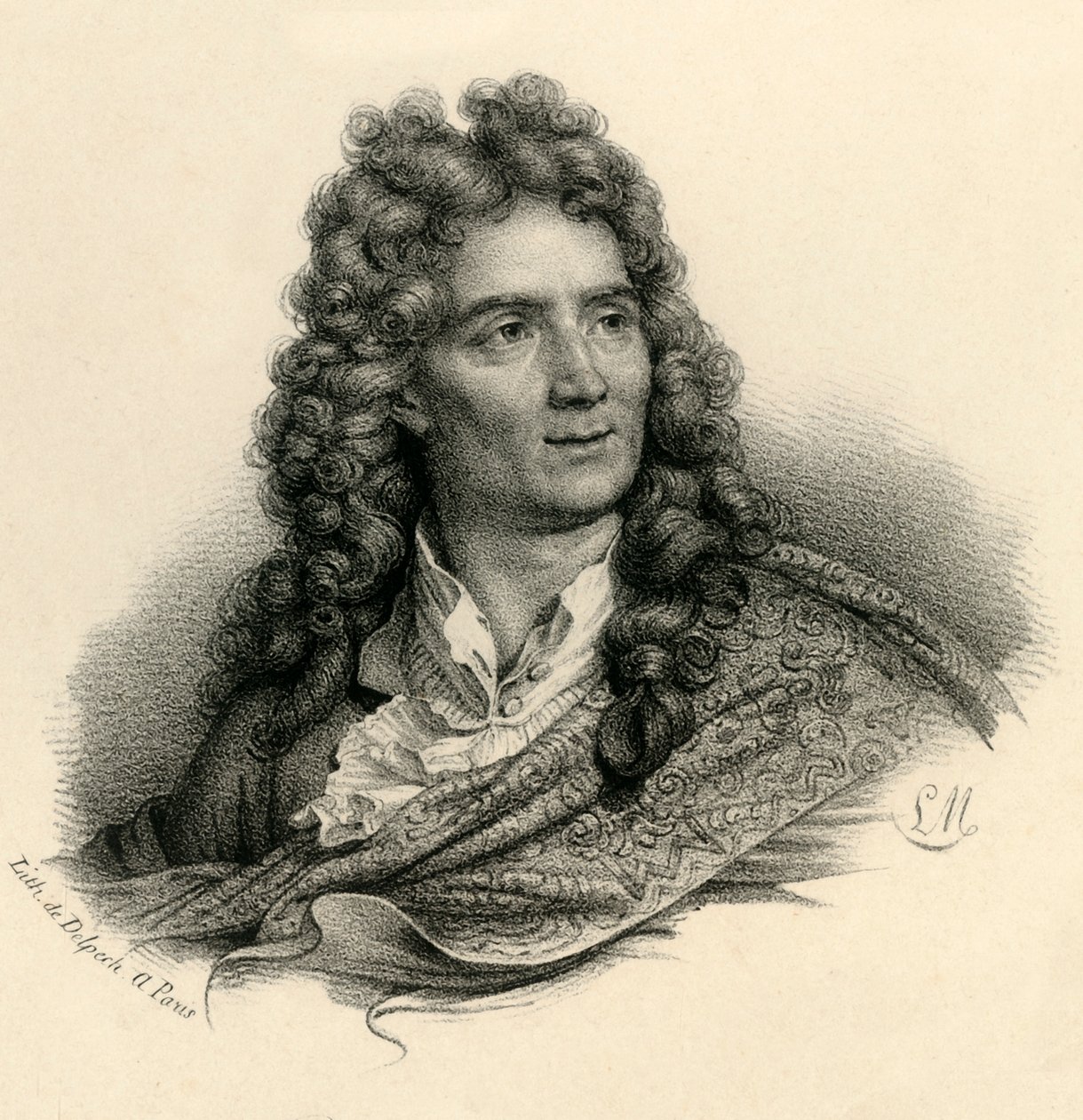 Boileau Despreaux ، 1636-1711 ، c1830. بواسطة فرانسوا سيرافين ديلبك