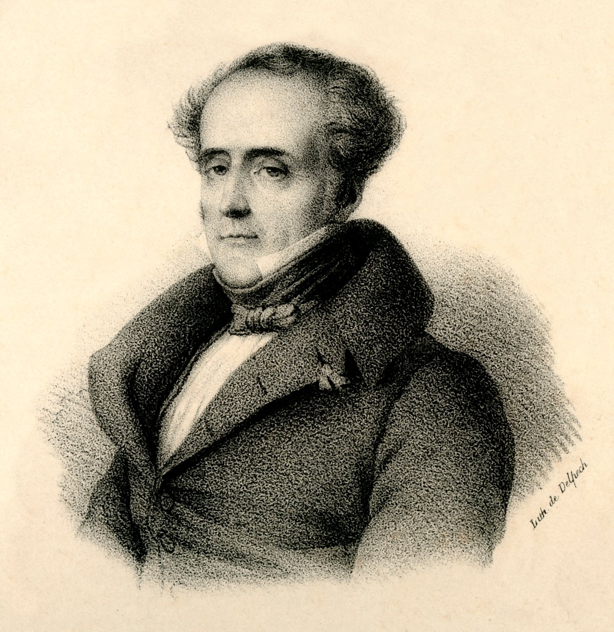 شاتوبريان ، 1768-1848 ، ج 1830. بواسطة فرانسوا سيرافين ديلبك