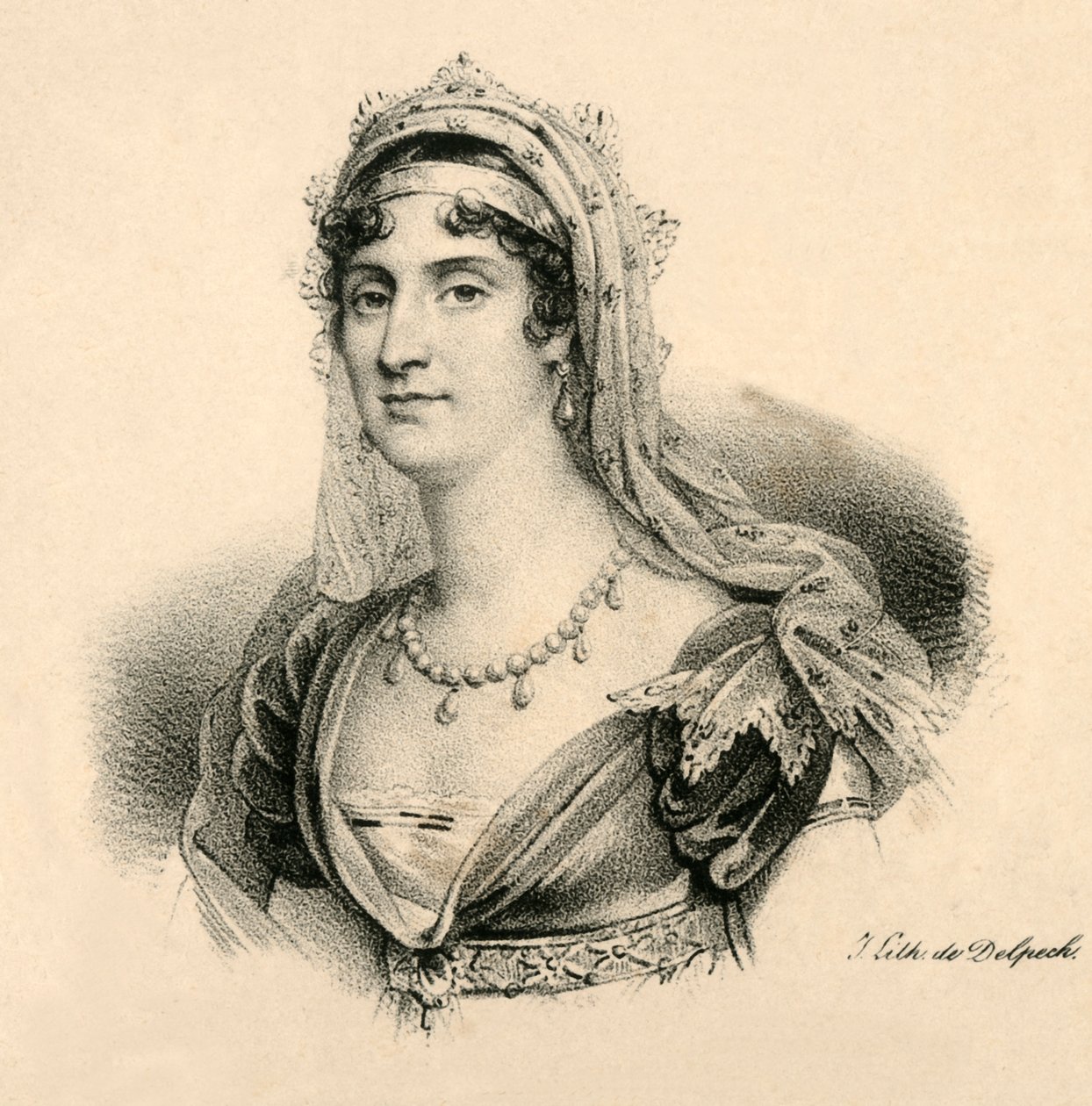 إليسا. دوقة توسكانا الكبرى ، 1777-1820 ، c1830. بواسطة فرانسوا سيرافين ديلبك