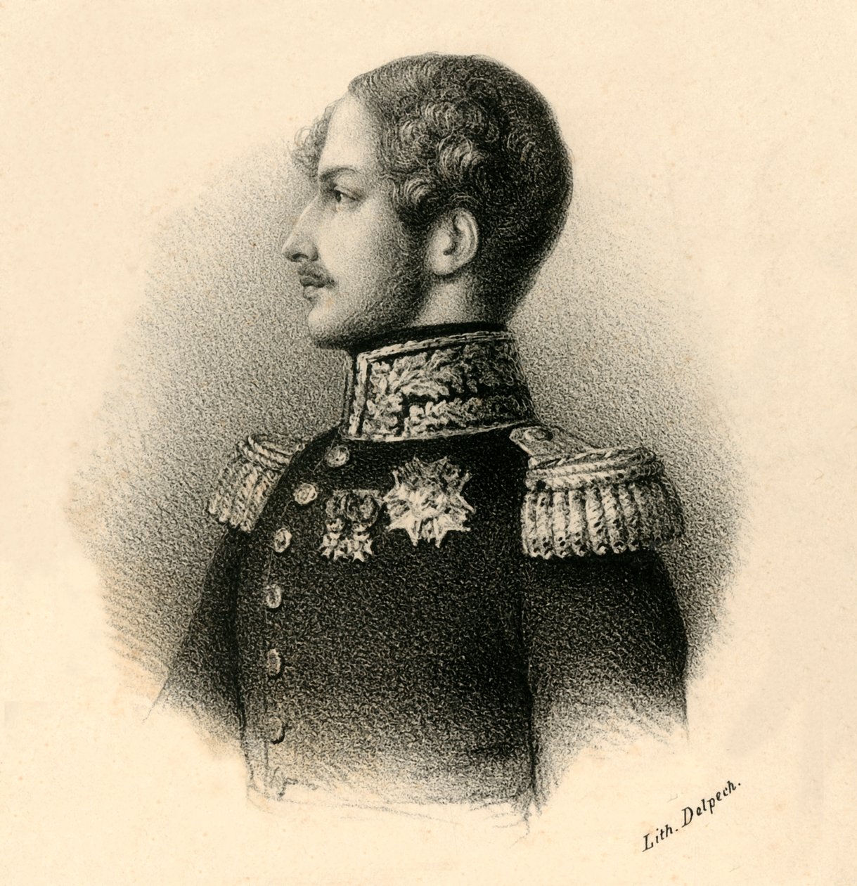فرديناند فيليب. ليس. كليس. Hri. دوك دورليانز - الأمير الملكي ، 1810-1842 ، c1830. بواسطة فرانسوا سيرافين ديلبك