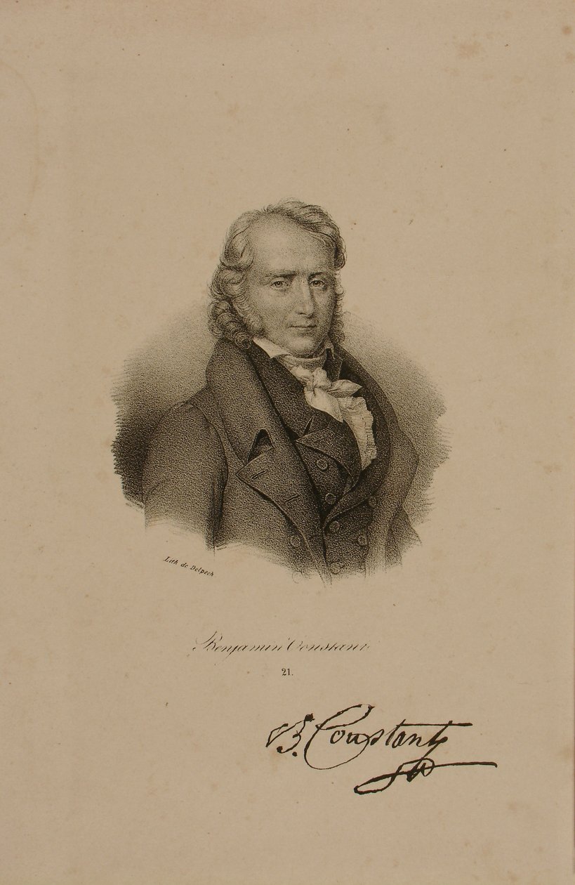 هنري بنيامين كونستانت دي ريبيك (1767-1830) بواسطة فرانسوا سيرافين ديلبك