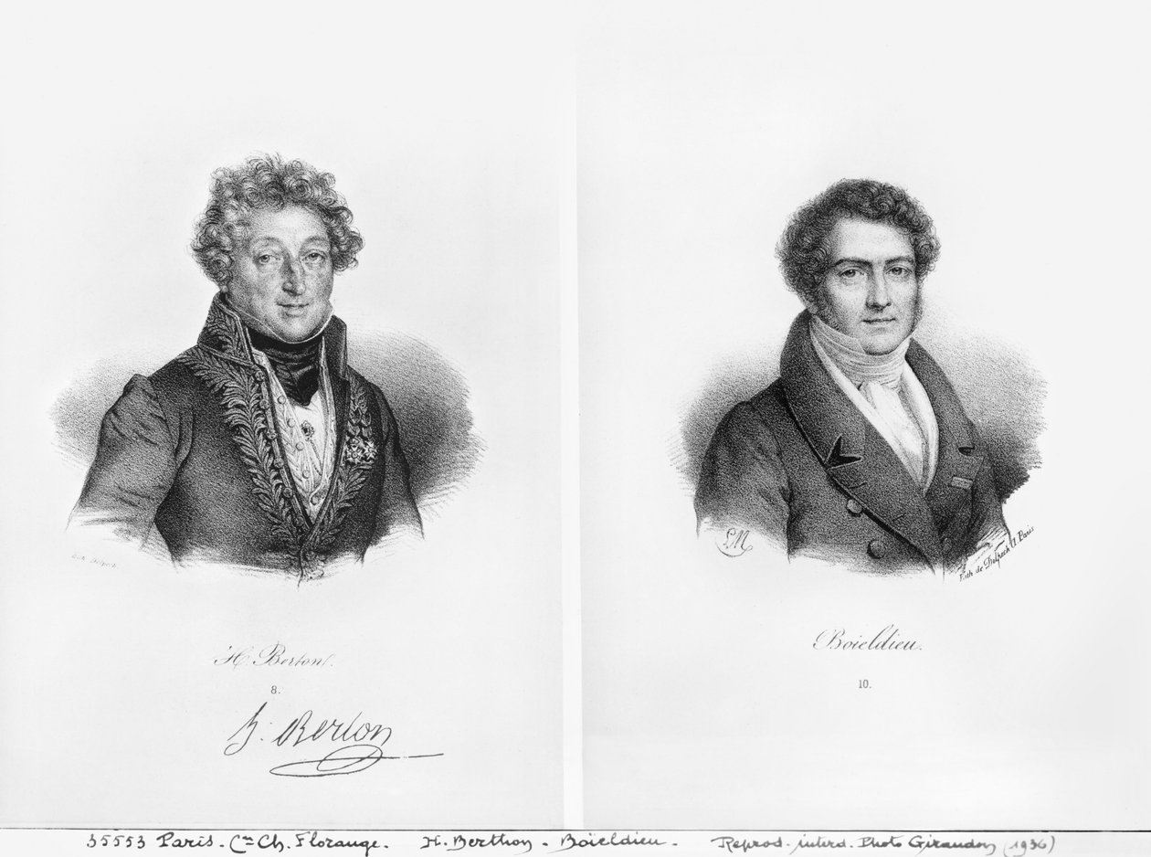 هنري مونتان بيرتون (1767-1844) وفرانسوا أدريان بويلديو (1775-1834) بواسطة فرانسوا سيرافين ديلبك