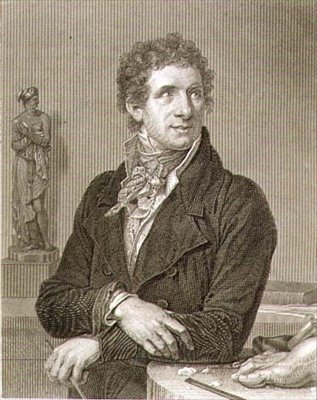 صورة أنطونيو كانوفا (1757-1822) نقشها ويليام هنري ورثينجتون (1790 - ص 1839) (نقش) بواسطة فرانسوا كزافييه (بعد) فابر