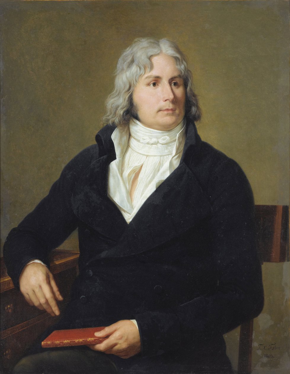 صورة لويس فرانسوا (لويس فرانسوا) بيرتين ديت بيرتين لاين (1766-1841) لوحة للبارون فرانسوا كزافييه باسكال فابر (1766-1837) 1803 مجموعة خاصة بواسطة فرانسوا كزافييه فابر