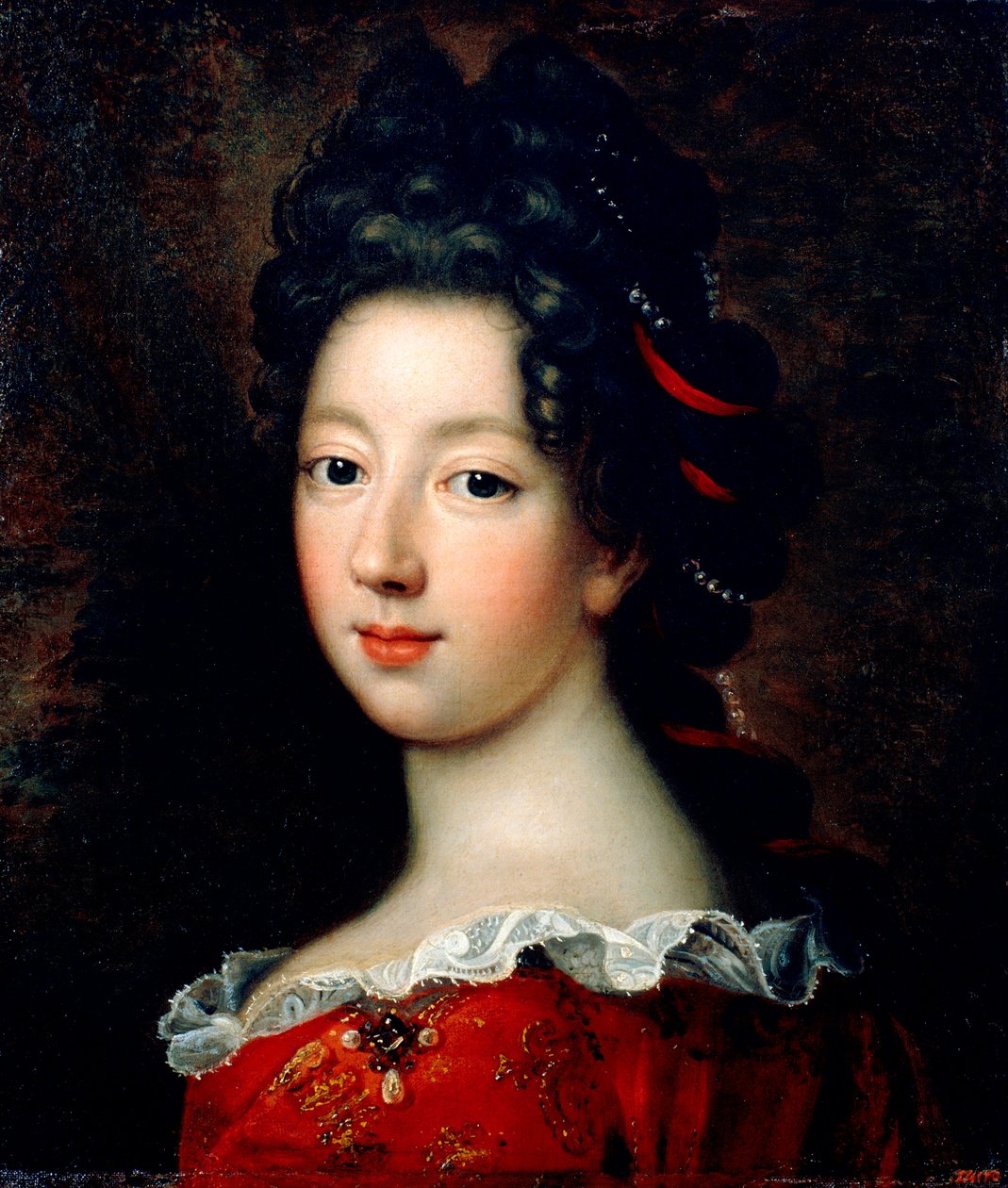 لويز فرانسواز دي بوربون ، مادموزيل دي نانت (1673-1743) - تروي ، فرانسوا ، دي (1645-1730) - 1690 - زيت على قماش - 47.5 × 40.5 - المتحف الوطني للفنون في كاتالونيا ، برشلونة بواسطة فرانسوا دي تروي