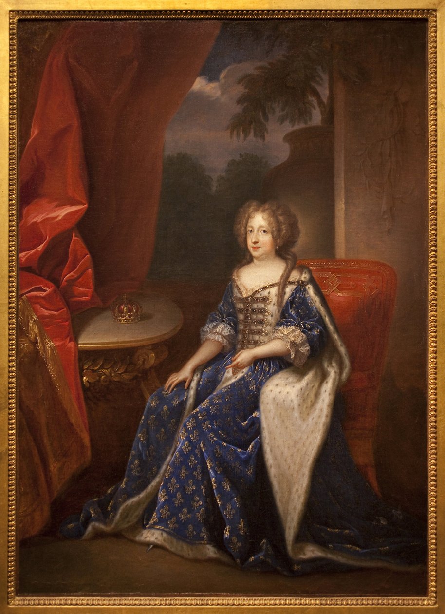 صورة لماري تيريز (ماري تيريز) من النمسا ، ملكة فرنسا (1638-1683). لوحة لفرانسوا دي تروي (1645-1730) ، زيت على قماش ، النصف الثاني من القرن السابع عشر. متحف الفنون الجميلة في أنجيه. بواسطة فرانسوا دي تروي