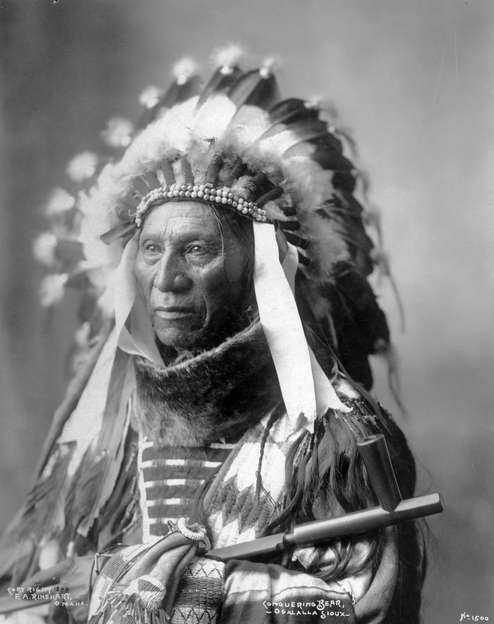 الفتح الدب ، Oglala Sioux ، 1899 بواسطة فرانك ألبرت رينهارت
