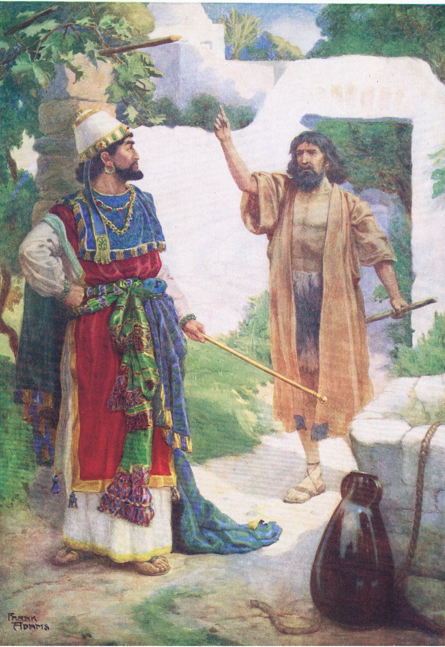 نابوتس فينيارد ، من كتاب مصور الكتاب المقدس الذي نشره توماس نيلسون ، c.1950 بواسطة فرانك ادامز