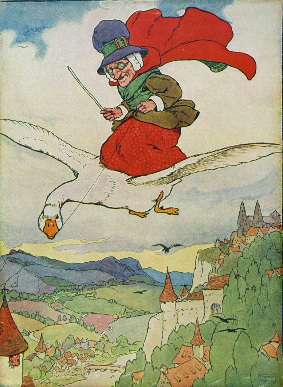 غوس الأم العجوز من كتاب قصة حضانتي ، حانة. بواسطة Blackie und Son (كتاب توضيحي) بواسطة فرانك ادامز