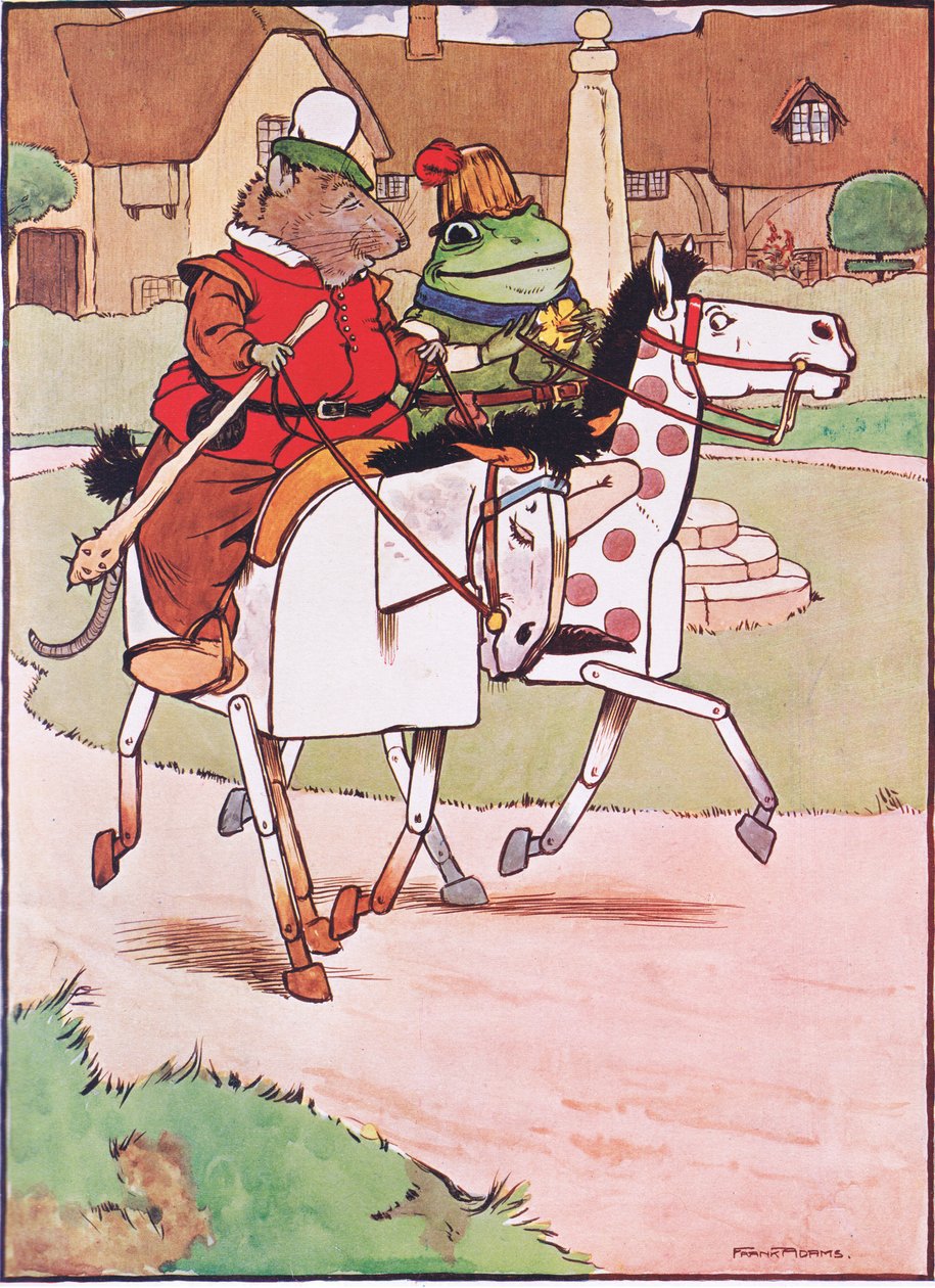 صل السيد رات سيذهب معي ، التوضيح من "الضفدع سيذهب" ، تشارلز هـ. بينيت ، 1916 بواسطة فرانك ادامز