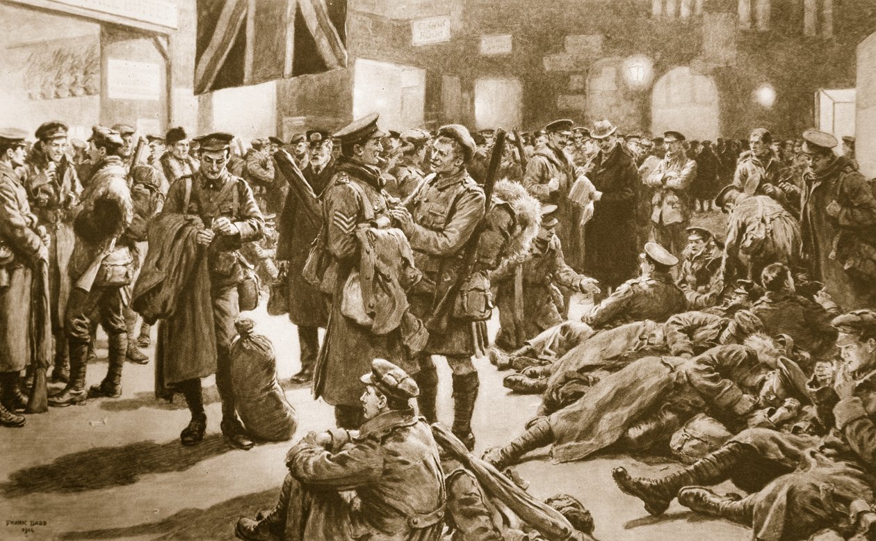 بعد Fleing Furlough: قدامى المحاربين البريطانيين ينتظرون خندق فلاندرز الخاص في فيكتوريا ، 1914-1919 بواسطة فرانك داد