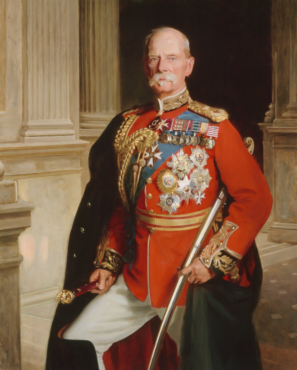 المشير اللورد روبرتس من قندهار وبريتوريا ووترفورد (1832-1914) 1917 بواسطة فرانك ماركام سكيبورث