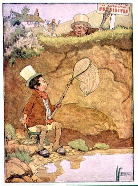 Little Tommy Tittlemouse من كتاب My Nursery Story Book ، حانة. بواسطة Blackie & Son (رسم توضيحي للكتاب) بواسطة فرانك ادامز