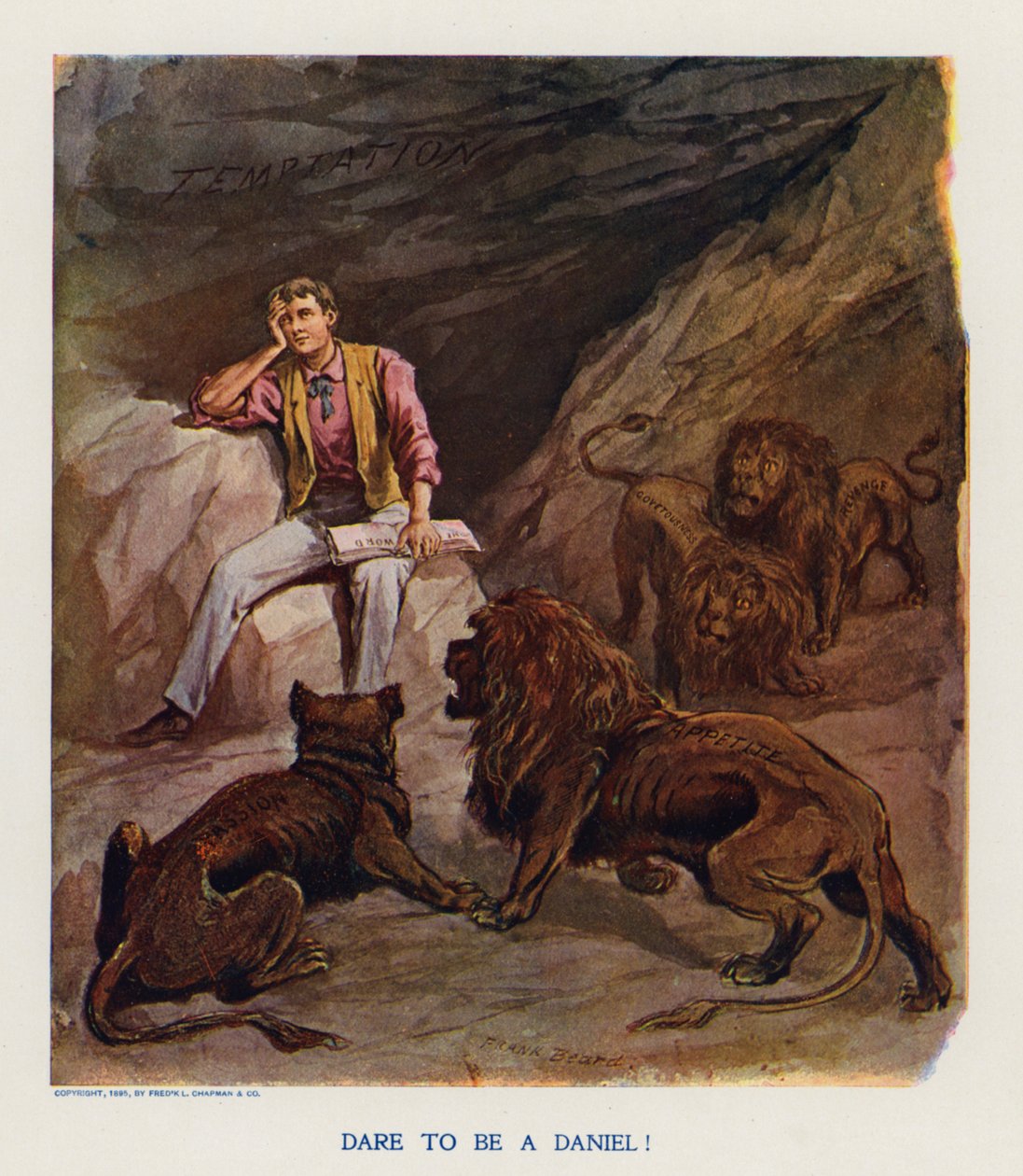 تجرأ على أن تكون دانيال! (ليثو ملون) بواسطة فرانك بيرد