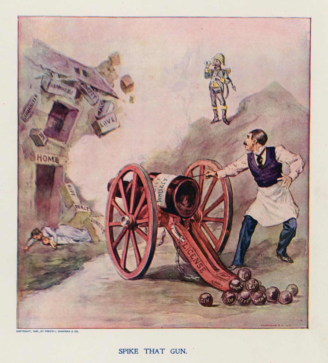 شوكة ذلك السلاح! (طباعة حجرية ملونة) بواسطة فرانك بيرد