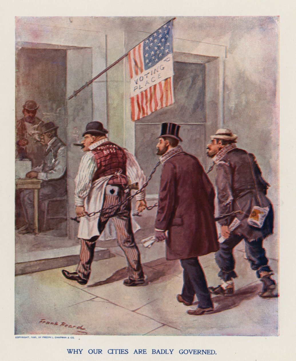 طوق الحفلة (طباعة حجرية ملونة) بواسطة فرانك بيرد