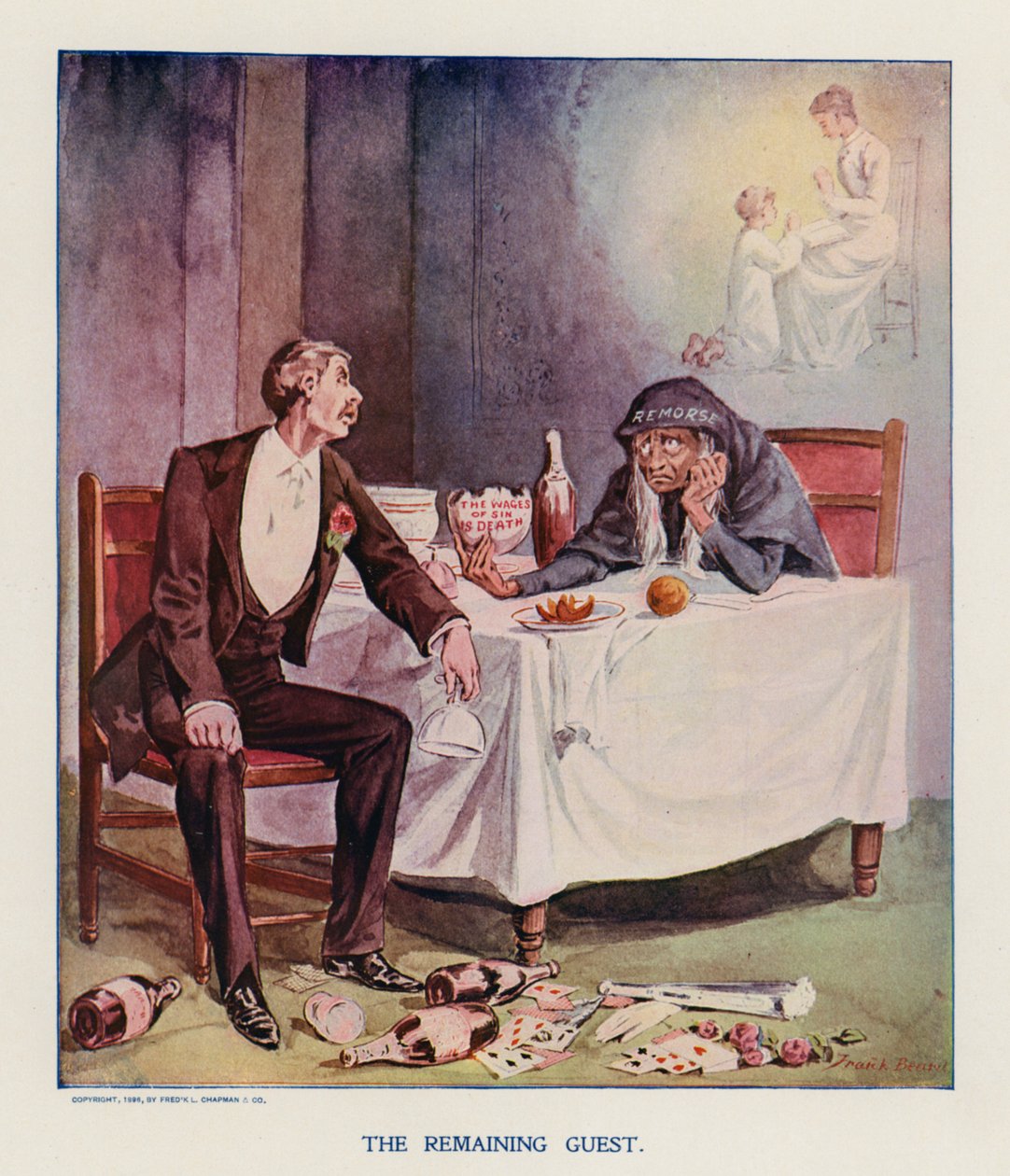 الضيف المتبقي (طباعة حجرية ملونة) بواسطة فرانك بيرد