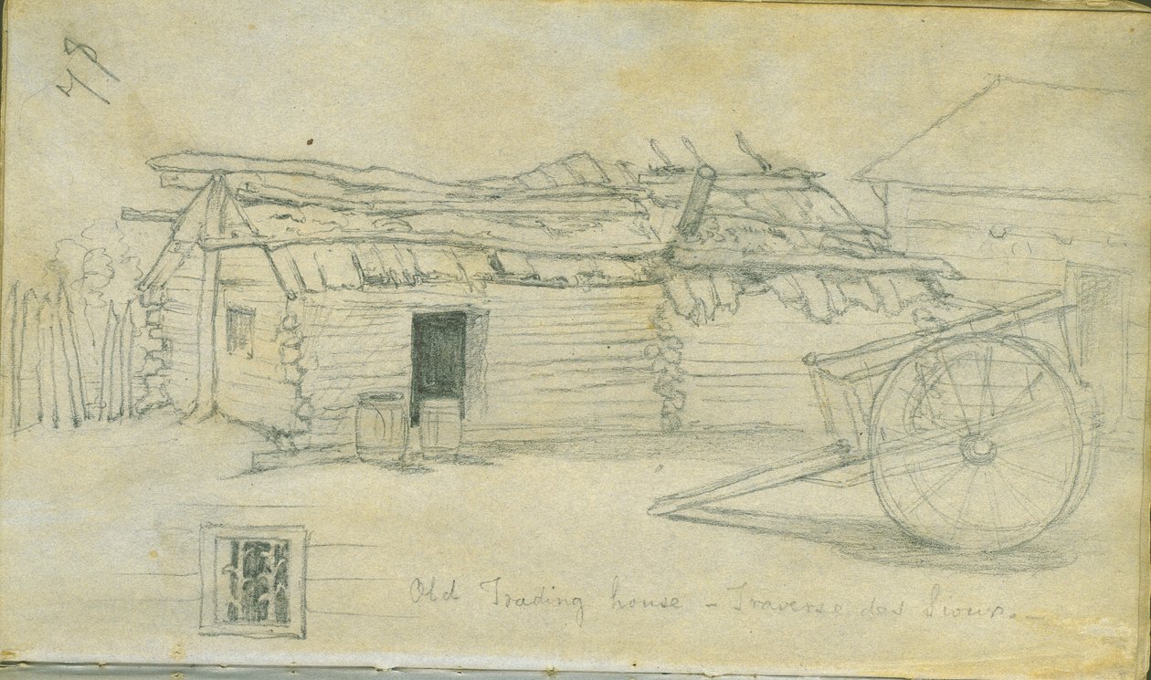 بيت التجارة القديم ، Traverse des Sioux ، 1851 بواسطة فرانك بلاكويل ماير