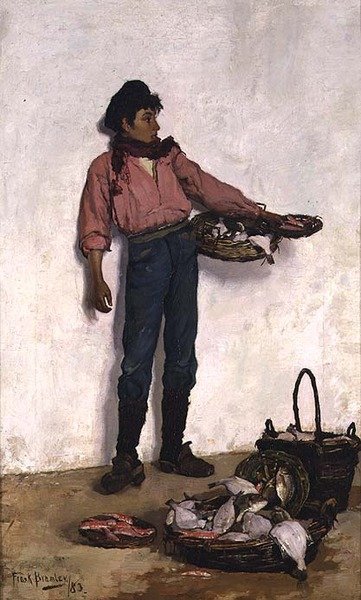 نابوليتان فيشر بوي ، حوالي 1883 (انظر أيضًا 75202) بواسطة فرانك براملي