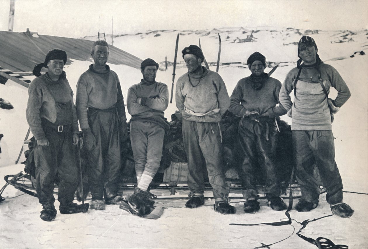 الكذب. حزب كامبلز عند عودتهم إلى كيب إيفانز ، 7 نوفمبر 1912 ، 1913 بواسطة فرانك دبنهام