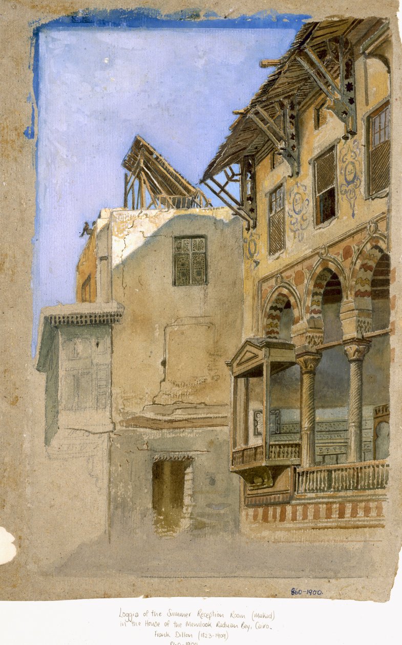 بيت Memlook Radnau باي ، القاهرة ، 1870 بواسطة فرانك ديلون