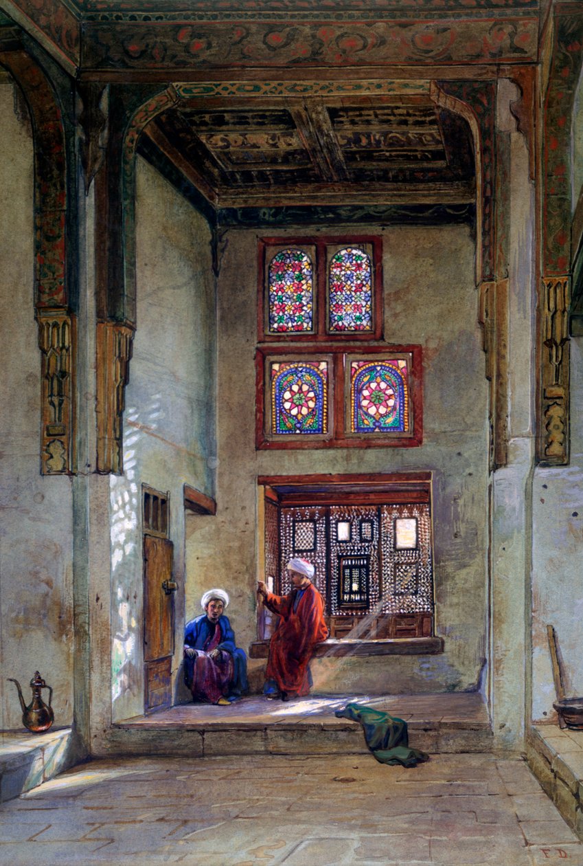 غرفة الاستقبال ، Memlook Radnau Beys House ، القاهرة ، 1873 بواسطة فرانك ديلون