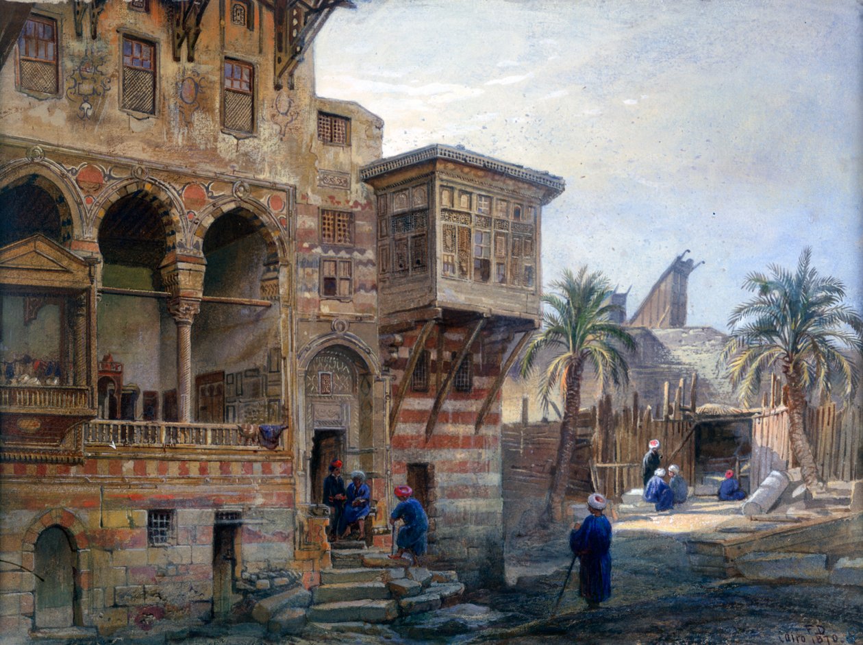 بيت المماليك رادناو بك ، القاهرة ، 1870 بواسطة فرانك ديلون