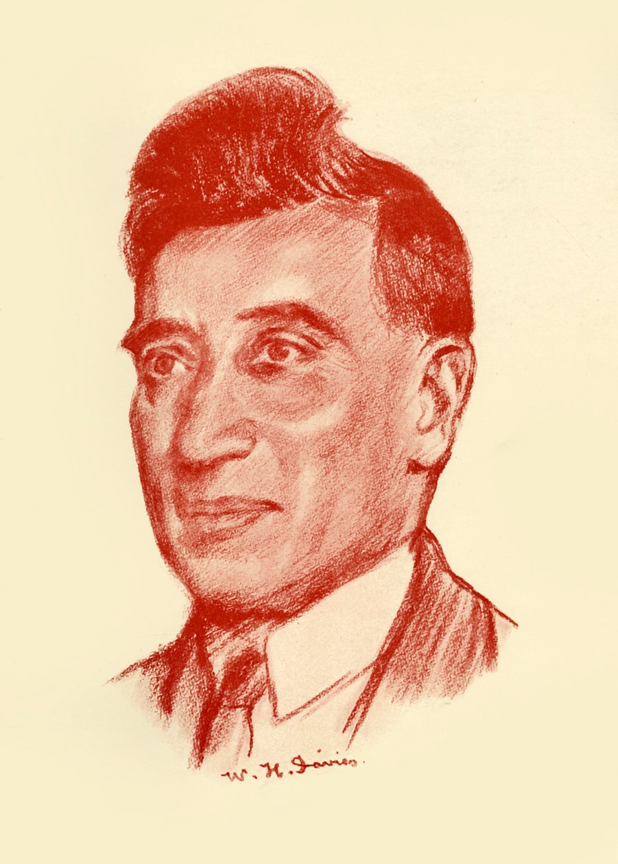 "WH Davies" ، 1928. بواسطة فرانك إي سلاتر
