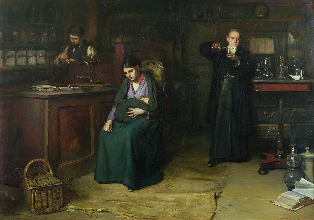 أمل مشكوك فيه ، 1875 (زيت) بواسطة فرانك هول