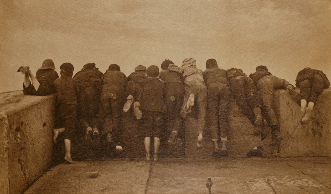 الإثارة ، حوالي عام 1889 (صورة بني داكن) بواسطة فرانك ميدو ساتكليف