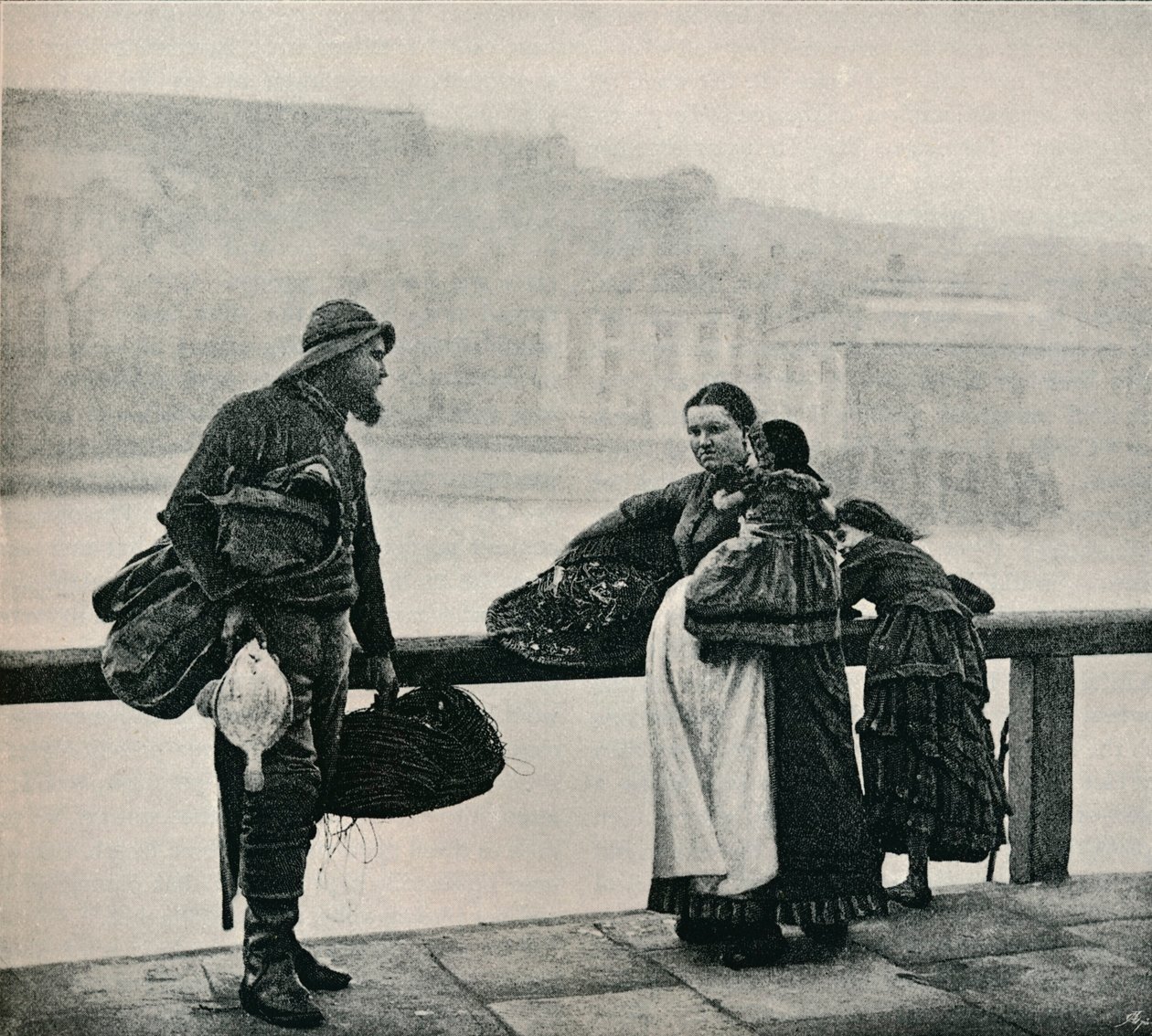 فيشر الناس ، ويتبي ، c1890 بواسطة فرانك ميدو ساتكليف