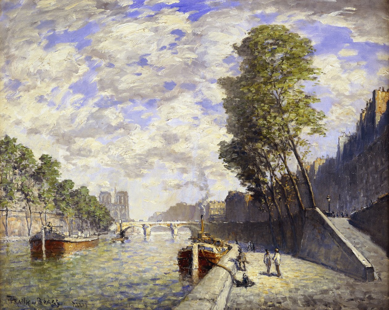 The Quai des Grands-Augustine، Paris، بواسطة فرانك مايرز بوغز