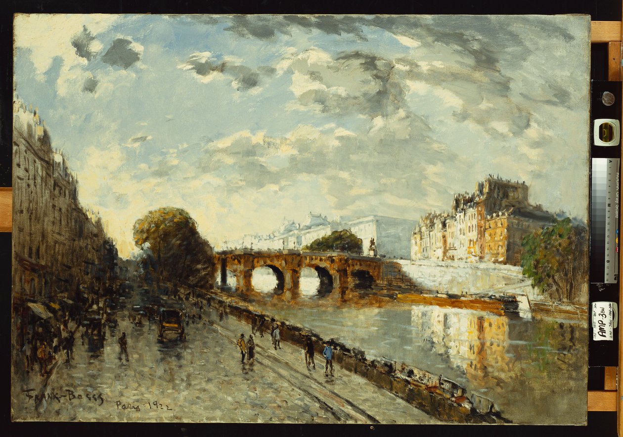 السين في باريس ، Quai des Augustins ، 1922 بواسطة فرانك مايرز بوغز