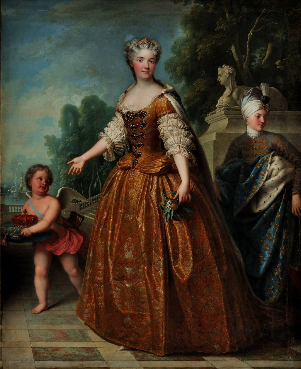 صورة ماري ليزكزيوسكا (1703-1768) ، ملكة فرنسا بواسطة فرانسوا ألبرت شيمارت