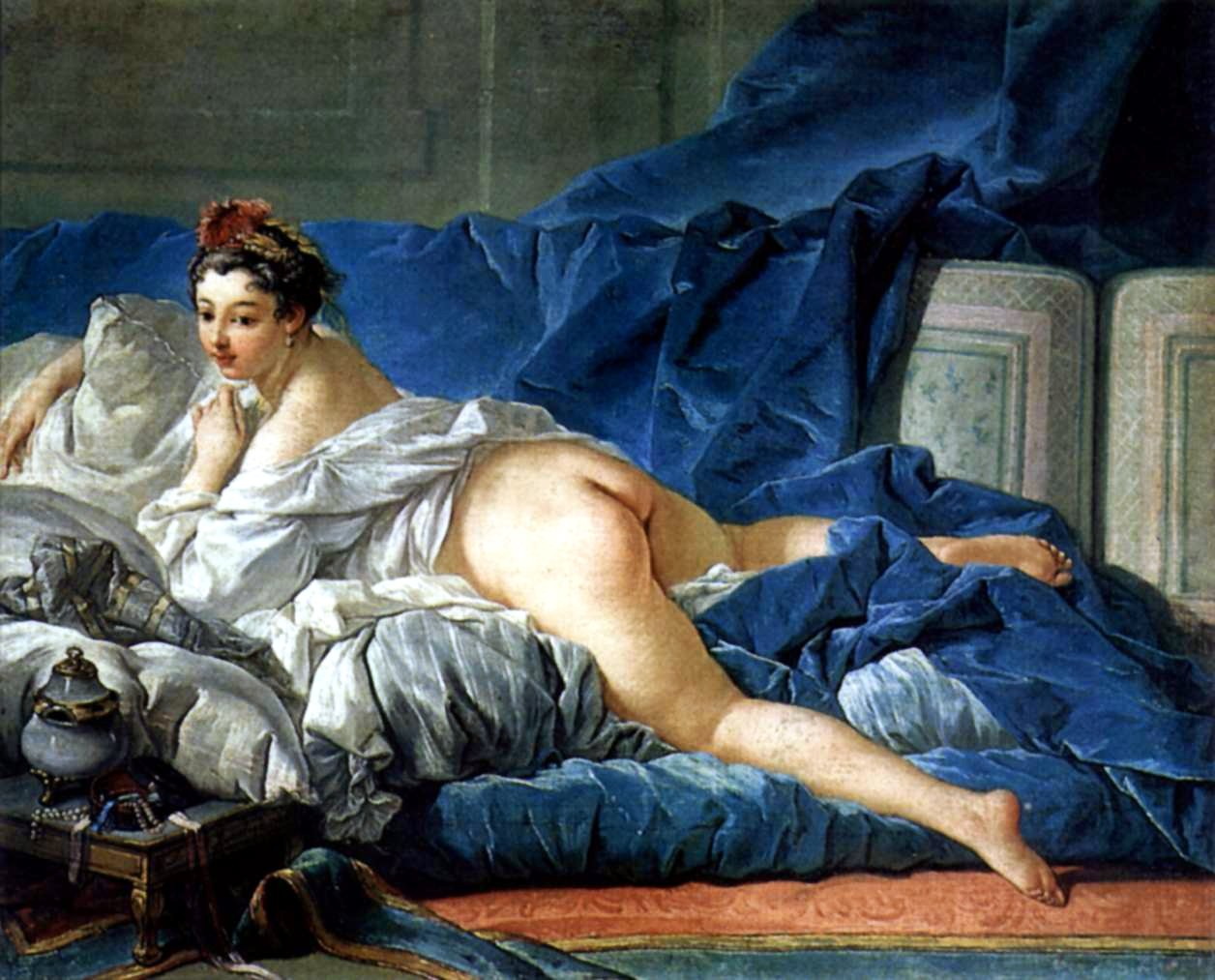 Odalisque البني بواسطة فرانسوا باوتشر